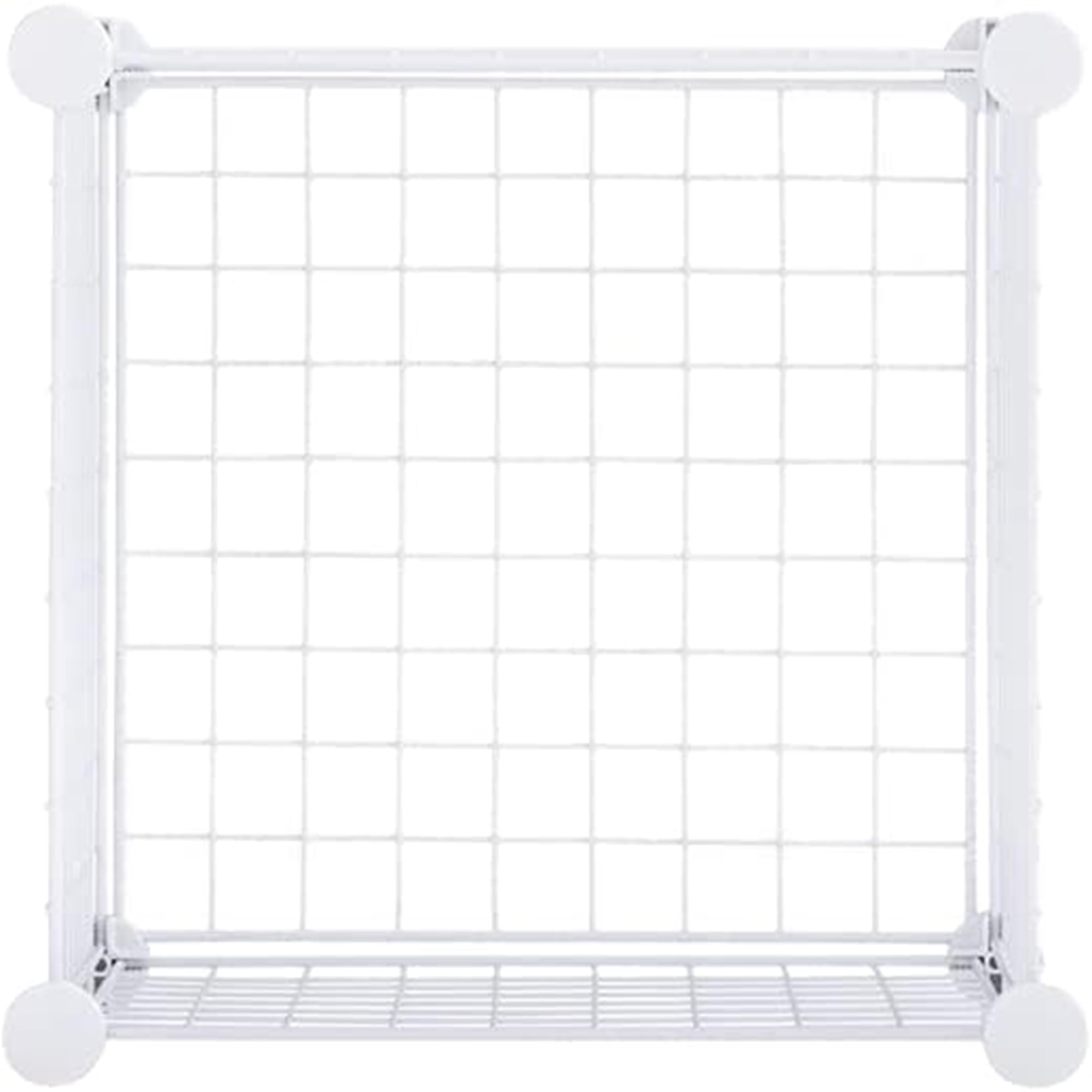 Rubbermaid 3 Piece Storage Wire Stackable Cube Set Easy Assemble White for Closet/Bookshelf/Toys Multi-Use Home Organizer - Image 9