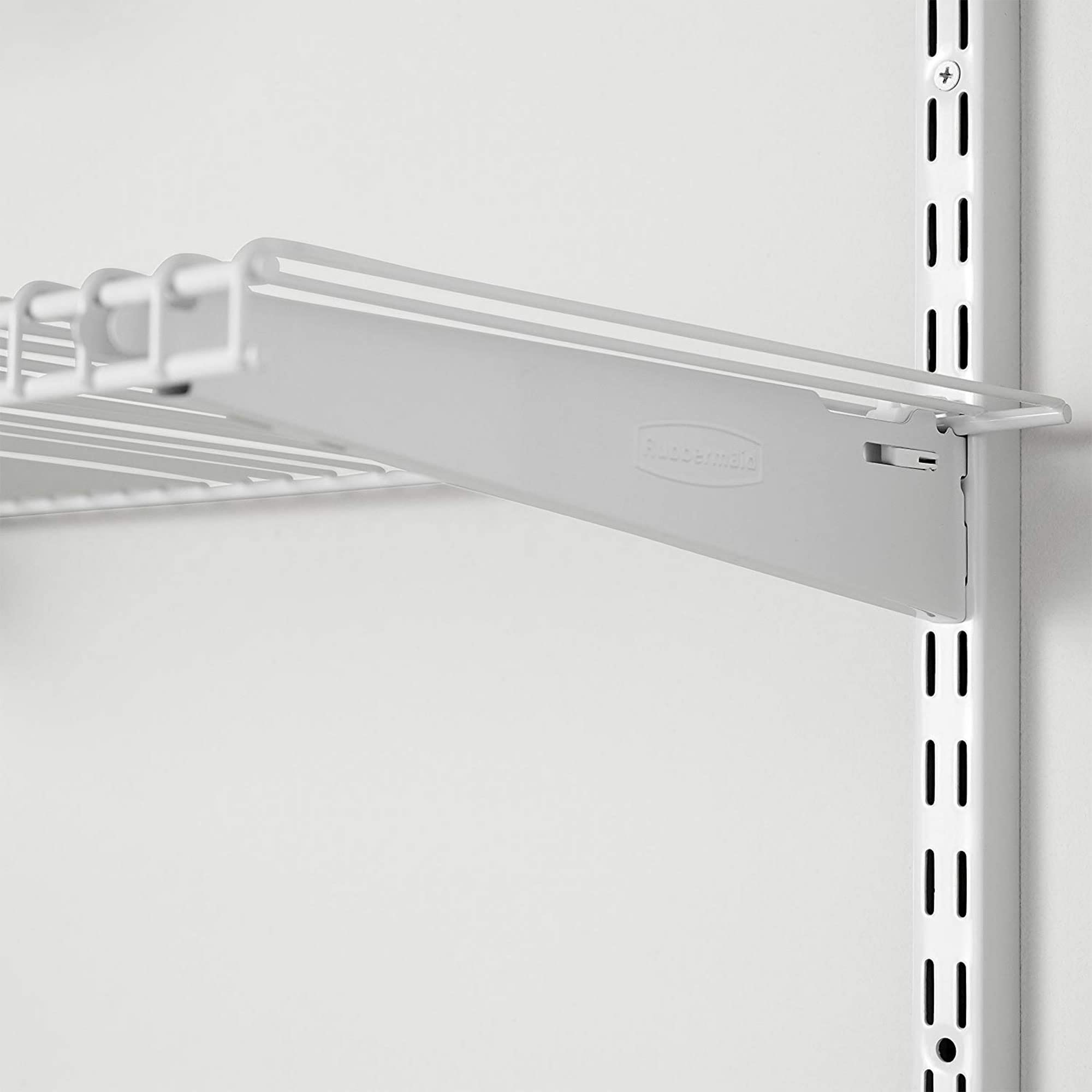 Rubbermaid Configurations 26" Shelving Kit, Set of 2 Shelves (Uprights not included), White, Expandable, Organization for Home/Laundry/Bathroom/Mudroom/Pantry/Linen Closet/Garage - Image 3