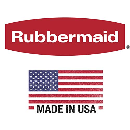 Rubbermaid,White Dual-Action Swing Lid Trash Can, 11.25 Gallon, for Home/Kitchen/Bathroom/Garbage - Image 5